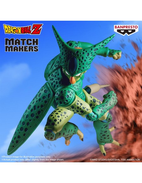 Figura banpresto dragon ball z match makers cell(vs android 16) 16cm Figura banpresto dragon ball z match makers cell(vs android 16) 16cm