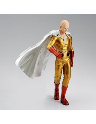 Figura banpresto one punch man grandista saitama metallic ver. 27cm