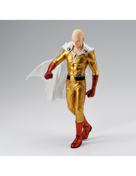Figura banpresto one punch man grandista saitama metallic ver. 27cm Figura banpresto one punch man grandista saitama metallic ver. 27cm