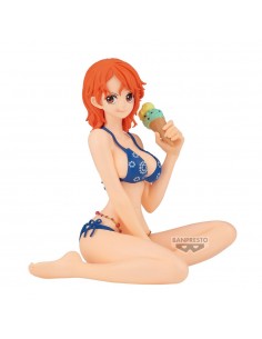 Figura banpresto one piece glitter&glamours nami summer style 11cm