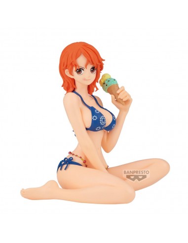 Figura banpresto one piece glitter&glamours nami summer style 11cm