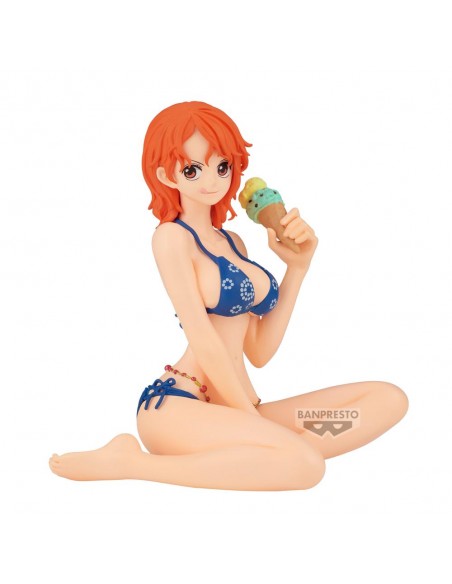 Figura banpresto one piece glitter&glamours nami summer style 11cm