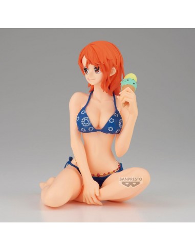 Figura banpresto one piece glitter&glamours nami summer style 11cm