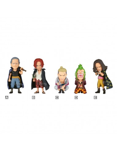 Figura banpresto one piece world collectable figure - red hair pirates vs bartolomeo -