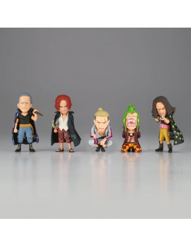 Figura banpresto one piece world collectable figure - red hair pirates vs bartolomeo -