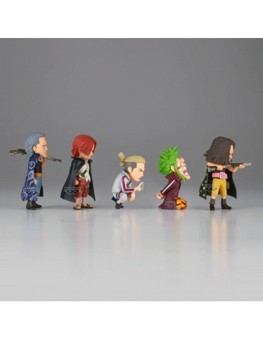 Figura banpresto one piece world collectable figure - red hair pirates vs bartolomeo -