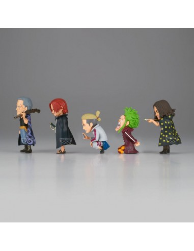 Figura banpresto one piece world collectable figure - red hair pirates vs bartolomeo -