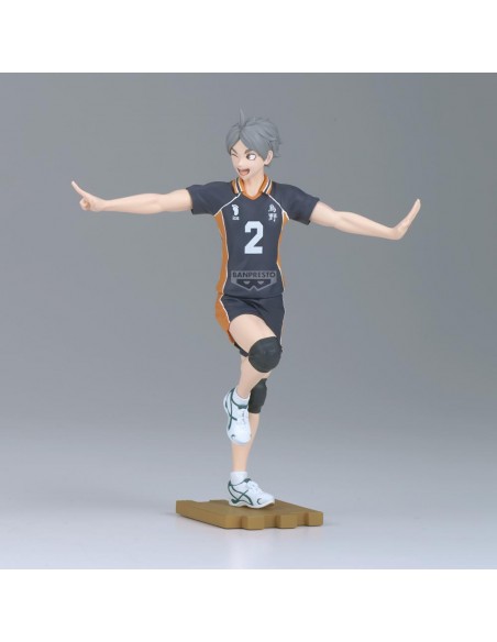 Figura banpresto haikyu!! koshi sugawara 14cm Figura banpresto haikyu!! koshi sugawara 14cm
