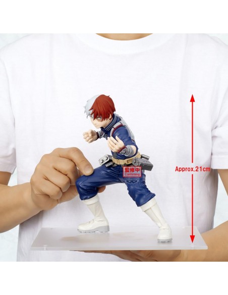 Figura banpresto my hero academia grandista todoroki shoto 21cm