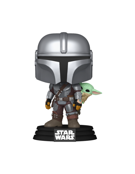 Funko pop star wars the mandalorian con grogu a la espalda Funko pop star wars the mandalorian con grogu a la espalda