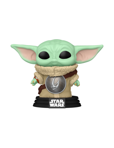 Funko pop star wars grogu with mudhorn chest armor