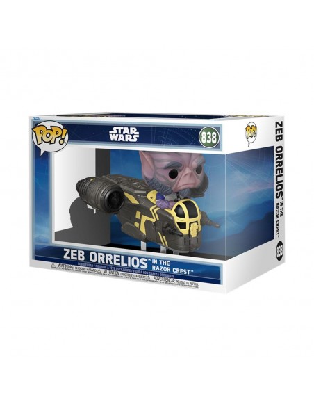 Funko pop star wars rides deluxe zeb orrelios en la razor crest