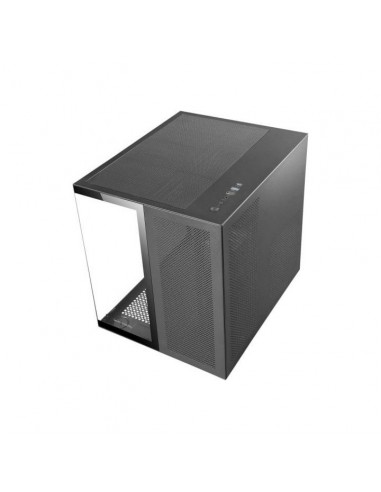 Caja ordenador mars gaming mcfusionm matx cristal templado negro