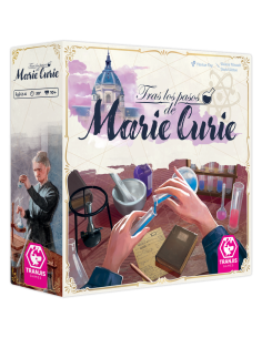 Juego de mesa tras los pasos de marie curie