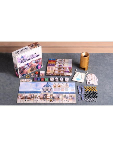 Juego de mesa tras los pasos de marie curie Juego de mesa tras los pasos de marie curie