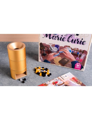 Juego de mesa tras los pasos de marie curie