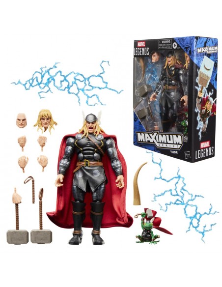 Figura hasbro marvel legends maximum series thor