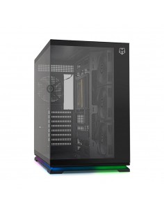 Caja ordenador gaming nox hummer galaxy atx argb cristal templado negra