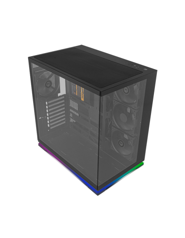 Caja ordenador gaming nox hummer galaxy atx argb cristal templado negra