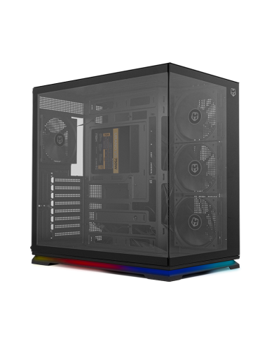 Caja ordenador gaming nox hummer galaxy atx argb cristal templado negra