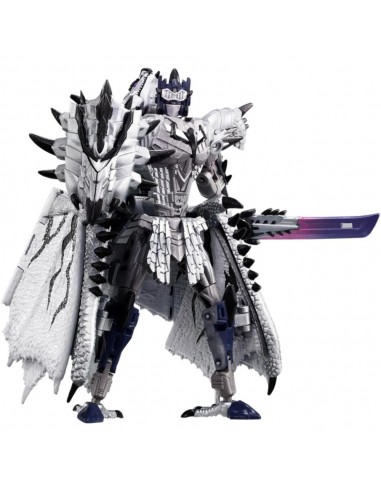 Transformers x monster hunter - silver rathalos prime synergenex series takara tomy 5.5 pulgadas actión figure