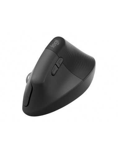 Mouse raton vertical logitech lift for business 6 botones 4000 dpi wireless inalambrico grafito