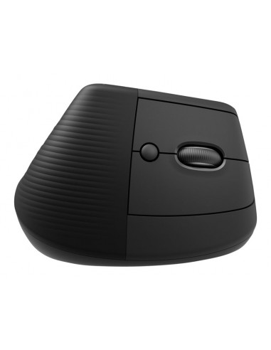 Mouse raton vertical logitech lift for business 6 botones 4000 dpi wireless inalambrico grafito