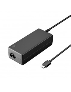 Cargador usb ewent para portatil - usb tipo c - 65w - negro