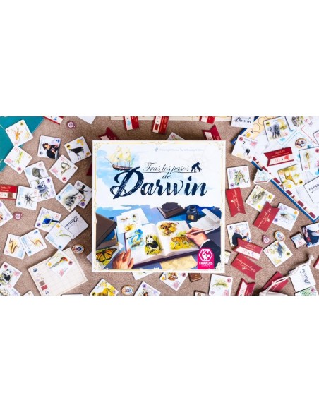 Juego de mesa tras los pasos de darwin