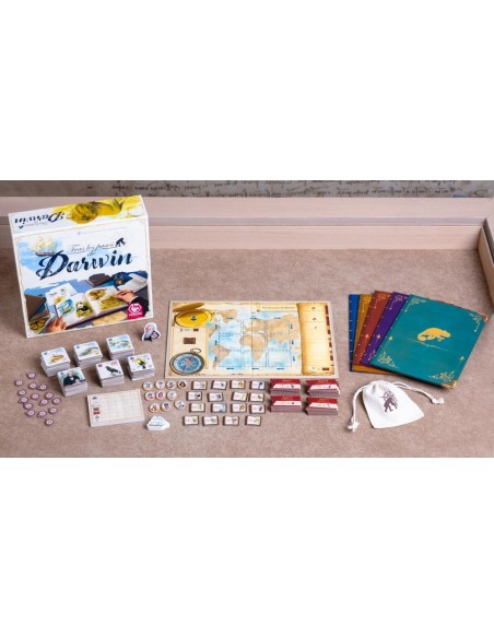 Juego de mesa tras los pasos de darwin