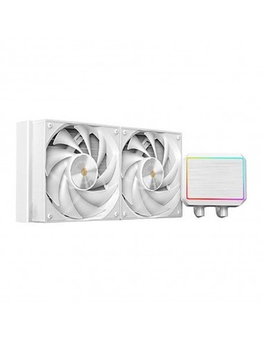 Kit refrigeracion liquida mars gaming mlproii240w frgb 2x 120mm blanco