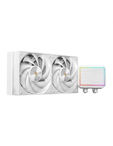 Kit refrigeracion liquida mars gaming mlproii240w frgb 2x 120mm blanco