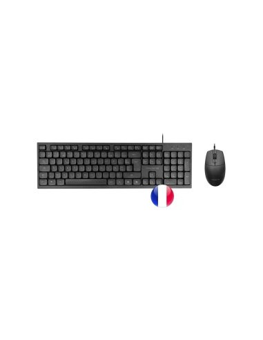 Teclado + raton tacens anima acp02fr negro frances