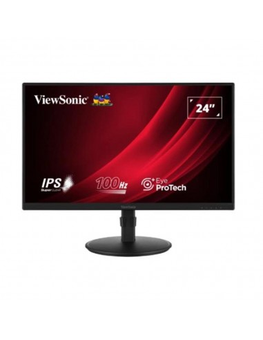 Monitor led 23.8 pulgadas viewsonic va2408 - hdj ips - fhd - dp - hdmi - vga - 100hz - 5ms - vesa 100x100