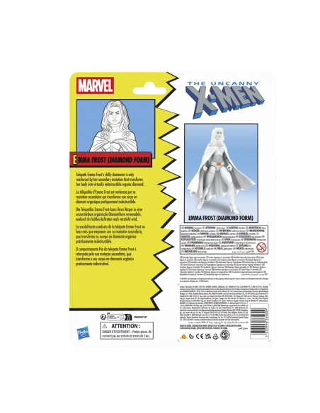 Figura hasbro marvel comics the uncanny x - men emma frost (diamond form)