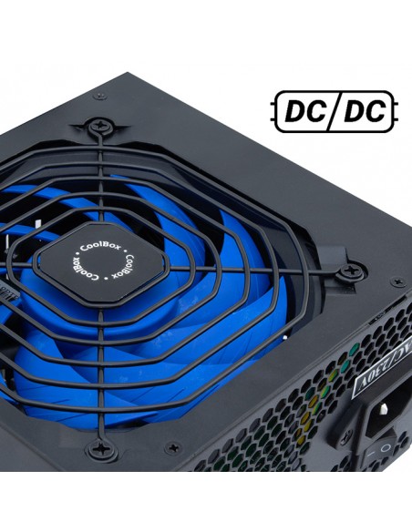 Fuente de alimentacion coolbox atx 550w powerline iii 85%
