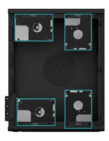 Caja ordenador coolbox matx slim t100 usb - c 3.2 gen1 full metal s - fte + 1 vent. 90mm