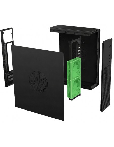 Caja ordenador coolbox matx slim t100 usb - c 3.2 gen1 full metal s - fte + 1 vent. 90mm Caja ordenador coolbox matx slim t100 usb - c 3.2 gen1 full metal s - fte + 1 vent. 90mm