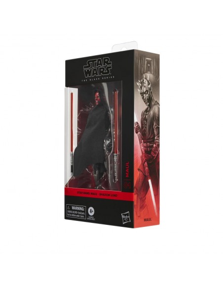 Figura hasbro star wars the black series maul - shadow lord maul