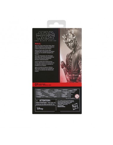 Figura hasbro star wars the black series maul - shadow lord maul