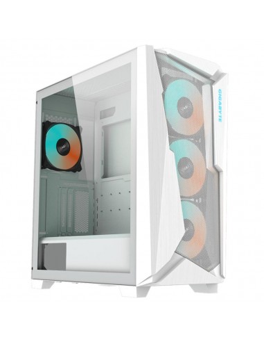 Caja ordenador gaming gigabyte ac301gw v2 atx rgb vidrio blanco
