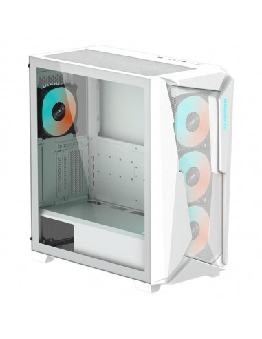 Caja ordenador gaming gigabyte ac301gw v2 atx rgb vidrio blanco