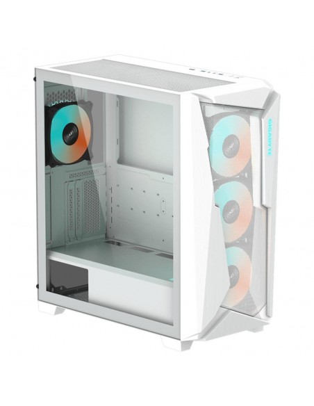 Caja ordenador gaming gigabyte ac301gw v2 atx rgb vidrio blanco