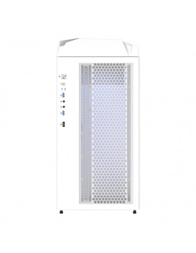 Caja ordenador gaming gigabyte ac301gw v2 atx rgb vidrio blanco