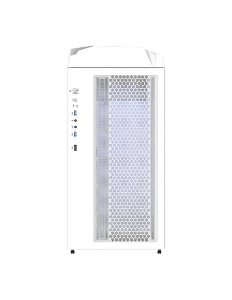 Caja ordenador gaming gigabyte ac301gw v2 atx rgb vidrio blanco