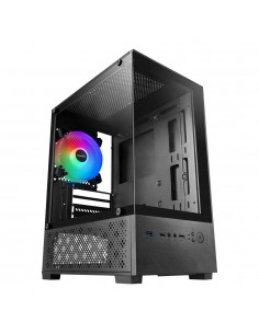 Caja ordenador mars gaming mc - se2 matx cristal templado negra