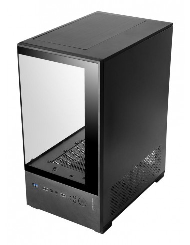 Caja ordenador mars gaming mc - se2 matx cristal templado negra