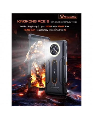 Telefono movil smartphone cubot kingkong ace 5 6.75 pulgadas - 8gb - 256gb - 10200 mah