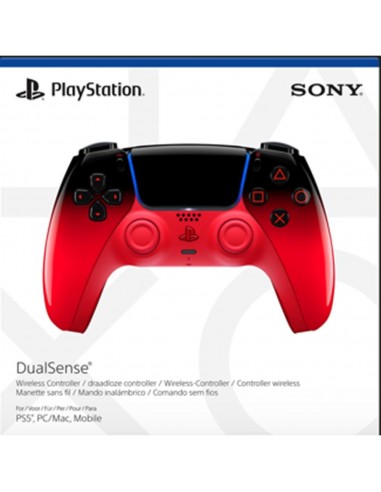 Accesorio sony ps5 - mando dualsense techno red