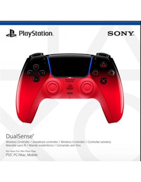 Accesorio sony ps5 - mando dualsense techno red
